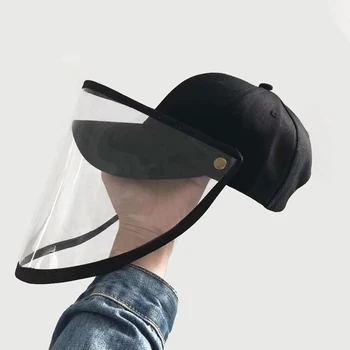 

Unisex Outdoor Baseball Cap Cotton Protective Full Face Cover Shield Sunhat Sunscreen Adjustable Anti-Dust Baseball Visor Hats