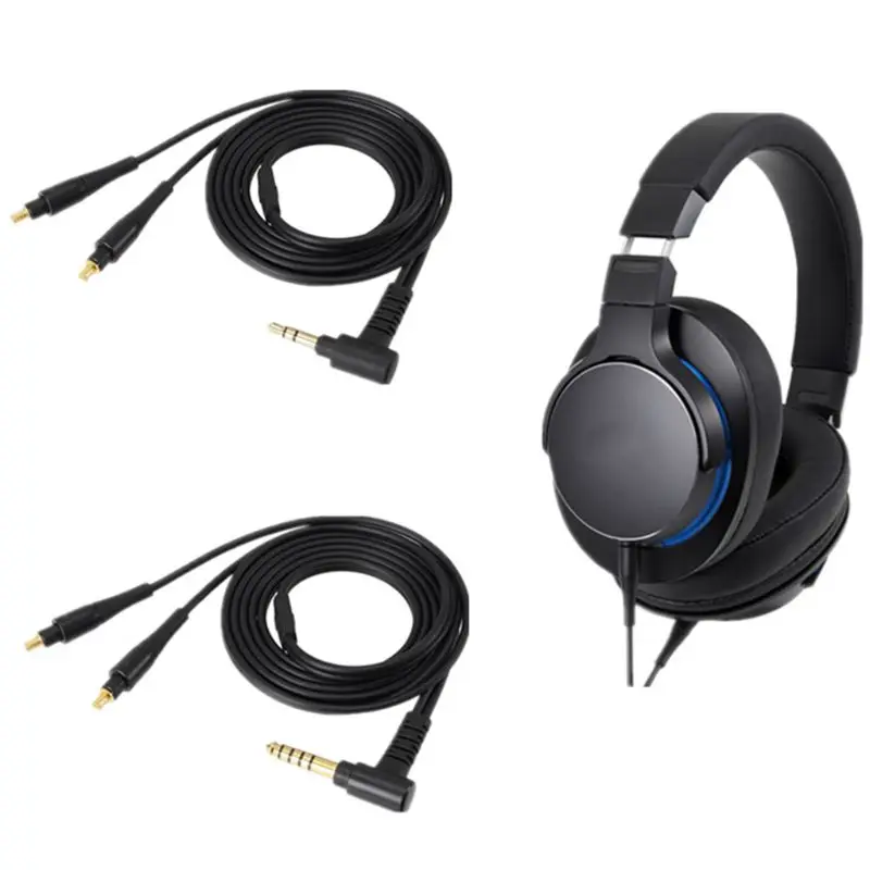 3 5MM 4 4MM A2DC Replacement Headphone Cable Line for ATH SR9 ES770H ES750 ESW950 ESW990H ADX5000 MSR7B Audio Cord