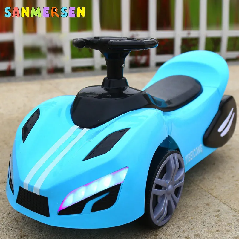 

Kid Driving Slide Yo Car Balance Scooter Toy Anti-skid Tire Baby Ride Music Swing Car Indoor Toys For 3-6 Years Old Boys Girls