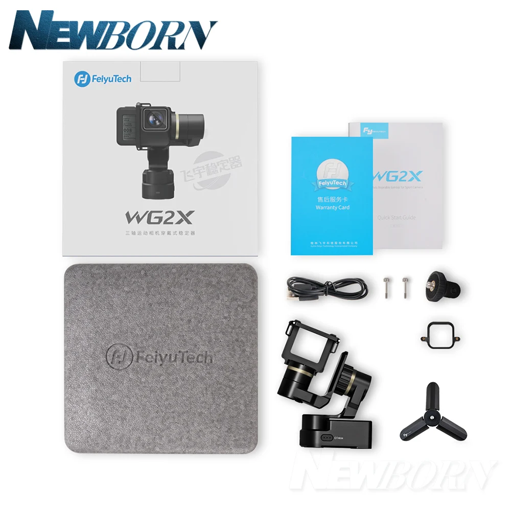 FeiyuTech Feiyu WG2X брызгозащищенное 3-осевой стабилизатор для экшн-камеры GoPro Hero 7 6 5 4 Session sony RX0 YI 4K экшн Камера