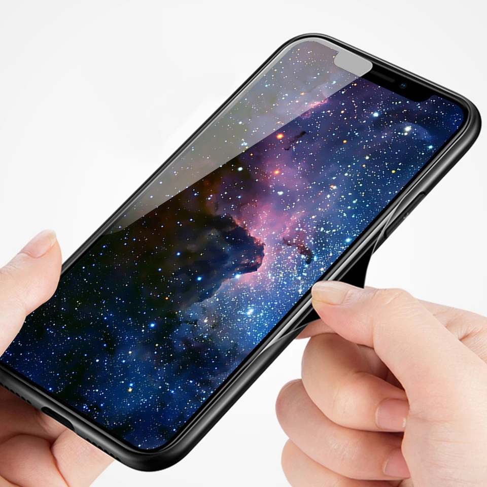 Для Xiaomi Redmi S2/Y2 модный ударопрочный чехол для телефона из закаленного стекла для Redmi Go Роскошный Жесткий чехол с мягким краем