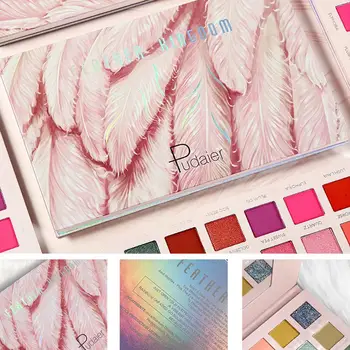 

1pc Pudaier 28 Color Eyeshadow Palette Matte Pearl To Waterproof Professional Full Makeup Cosmetics Shadow Makeup Wear Easy C9C0
