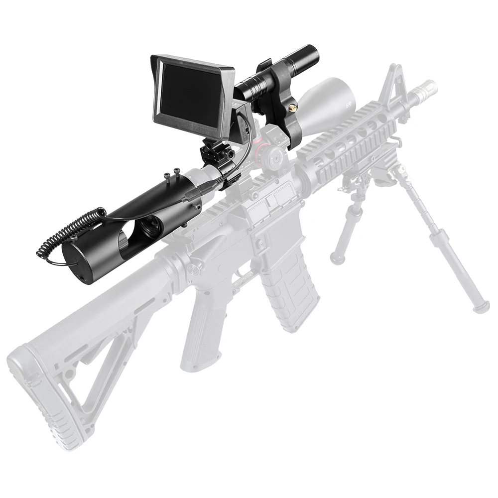 Illuminated Scopefire Wolf Night Vision Riflescope - Digital Infrared  Sight With Fill Light