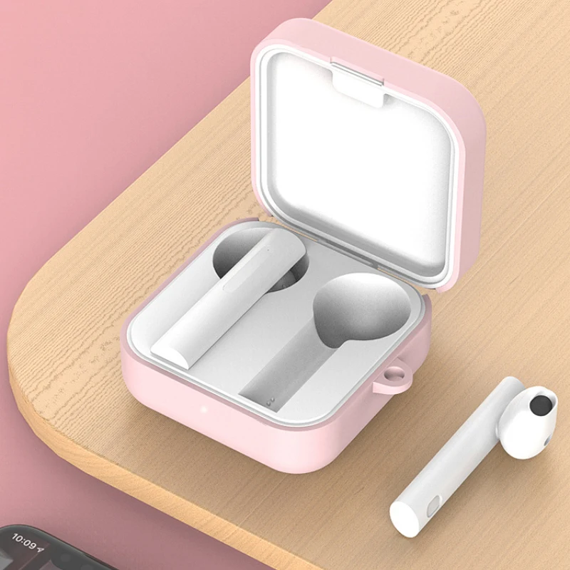 Однотонный чехол для Xiaomi Mi Air 2 SE силиконовый гарнитуры защитный наушников Air2