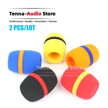 2PCS 팝 필터 앞 유리 마이크로폰 스폰지 폼 SENNHEISER SKM 2000 5000 5200 9000 SKM5200 SKM9000 마이크 커버 윈드 스크린