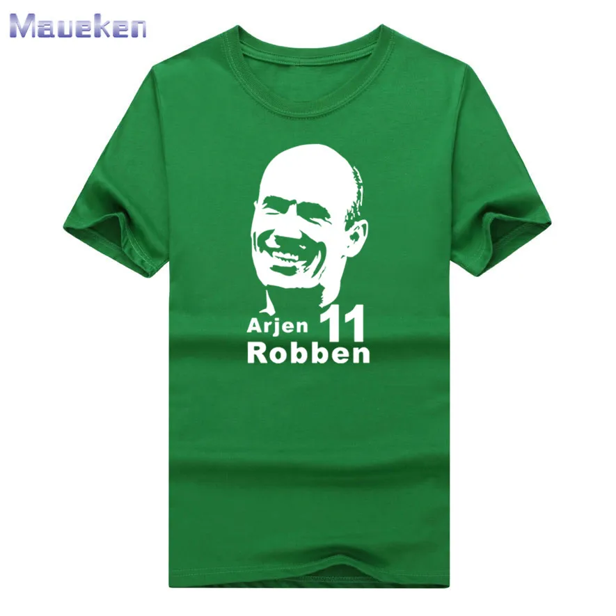 Arjen Robben fuuny Футболка мужская короткий рукав хлопок футболки Поклонники подарок 0317-3