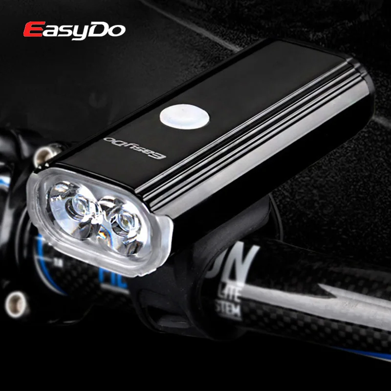 Новый велосипедный светильник Easydo 1000 люмен перезаряжаемый от USB передний на руль