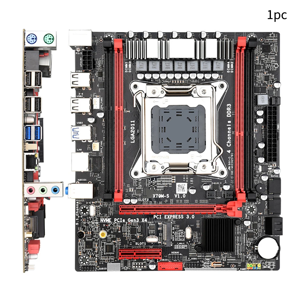 X79 2011 Pin Computer Accessories Replacement Components High Speed Motherboard PC Home Strong Compatibility Office For I7 E5