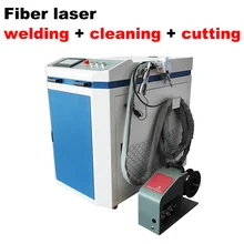 Soldador láser de fibra, máquina de limpieza y soldadura, 1000W, 1500W, 2000W