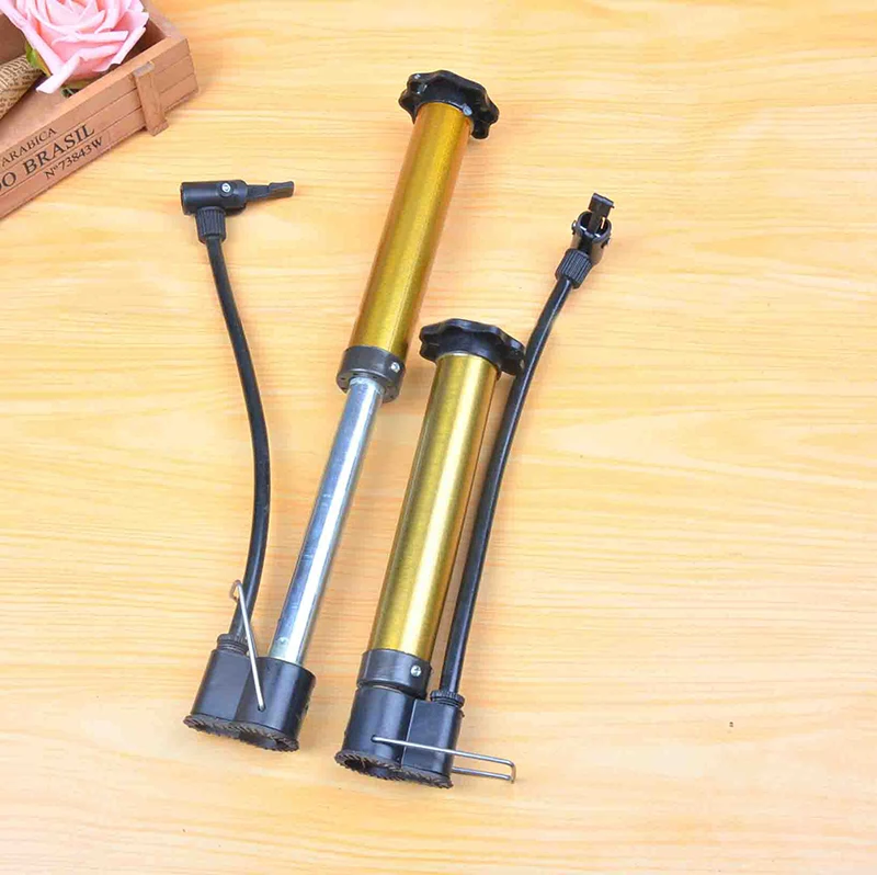 New bicycle wild riding metal portable mini pump motorcycle battery car air pipe
