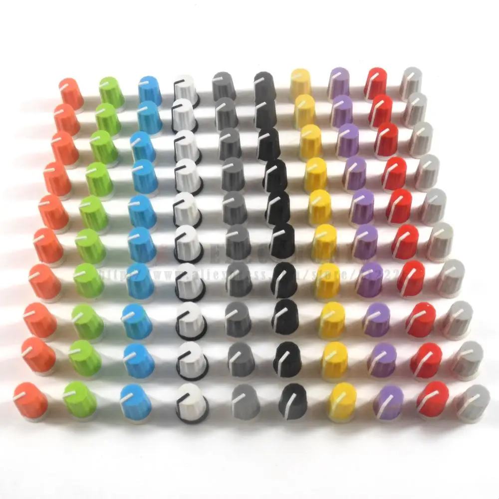 100PCS Replace EQ Rotary Knob For Pioneer DJ MIXER DJM djm-2000 900 850 750 700 800 DAA1176 DAA1305 colorful you can chose