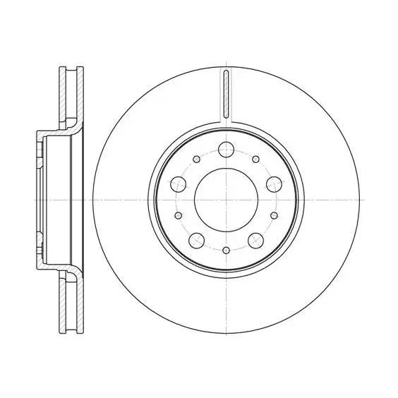Диск тормозной передний 15" wheel\Volvo C70-V70 2.0-2.5TDi 98 RE