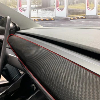 

Car central control instrument panel for Tesla Model 3 2017-2019 Central console package kit protection car Accessories