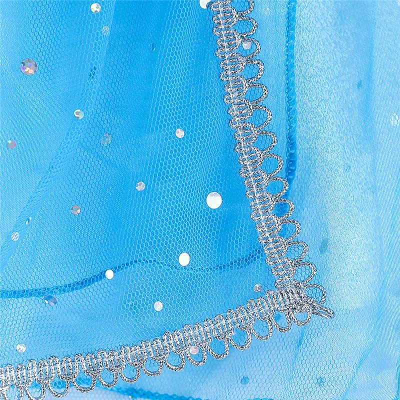 Party ball performance cloak Kids Girls Cosplay Princess Pageant Gown Cape Birthday Party Hooded Cloak #4AA20 (30)