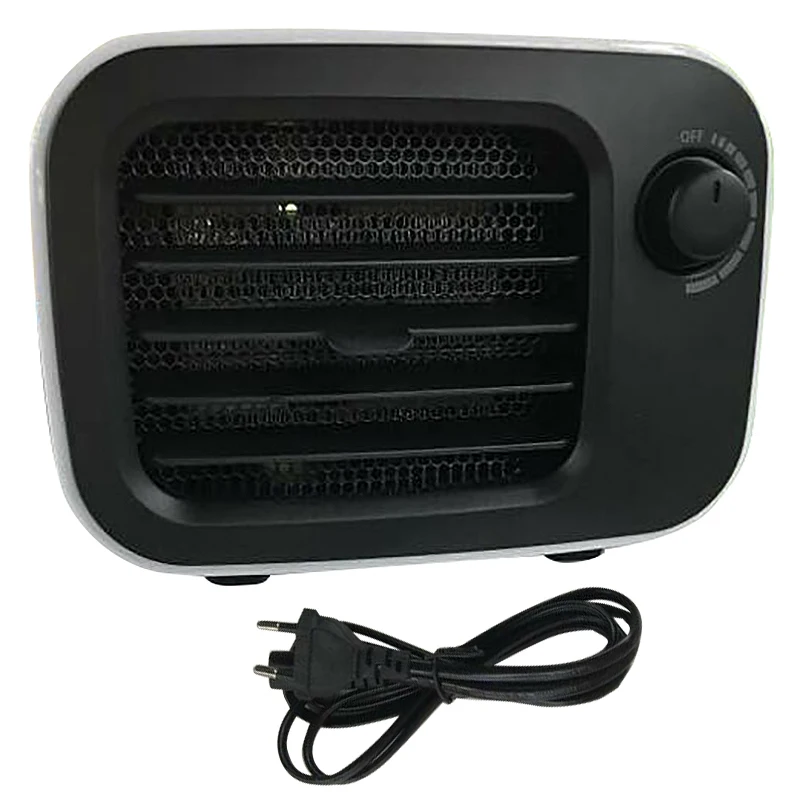 

Portable Desktop Heater Fan Mini Heater Home Office Heater PTC Air Heater-EU Plug White