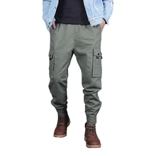 Хорошая Мужская модная уличная одежда, мужские джинсы, штаны для бега, Молодежные повседневные Летние штаны с завязками на лодыжке, брендовые европейские джинсы