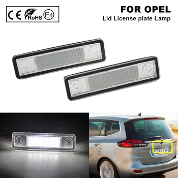 

2Pcs auto LED License Number Plate Light tail light For Opel Astra F Estate Astra G saloon Corsa B Omega A B Vectra B Zafira A