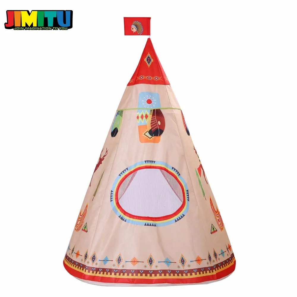 JIMITU Крытый Открытый 160x105 см детские игрушки переносной вигвам игровой домик