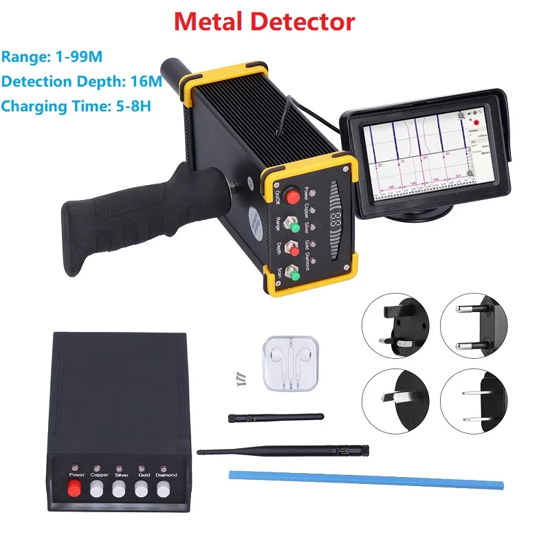 PROD 1005003404553650 Underground Metal Detector Outdoor Treasure
Finder Detection Tool Metal Detektor for Gold Silver Copper Underground