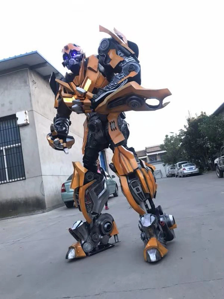 Transformers live robot clothing Cos Реквизит, Шмель Битлз сценический костюм, реквизит для косплея Transformers live robot clothing Cos Реквизит, Шмель Битлз сценический костюм, реквизит для косплея