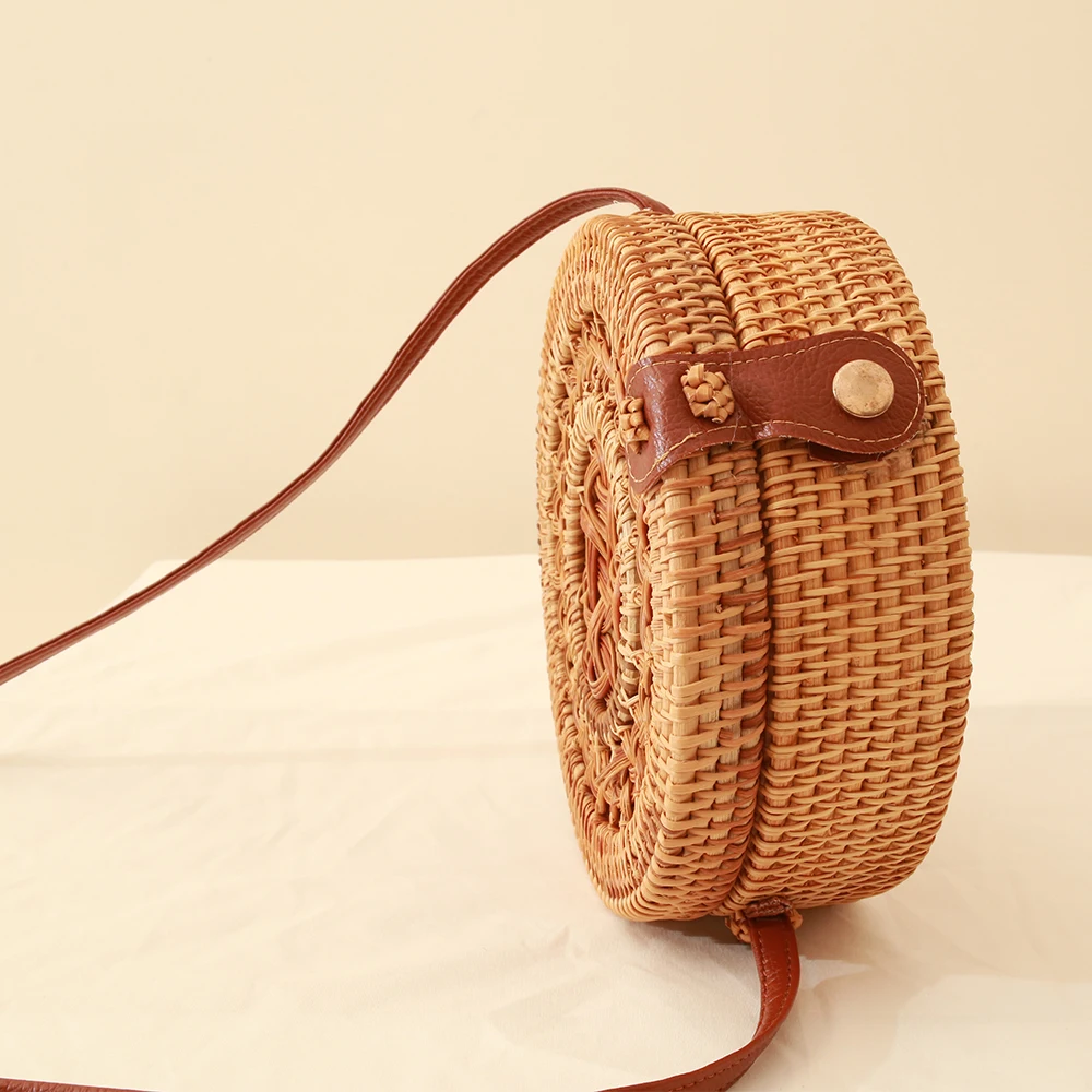 Round Rattan Rattan Bags Online India Rattan Bags Women Rattan