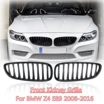 

2 PCS Gloss Matte Black Front Kidney Grill Grille Replacemen For BMW Z4 E89 2008 2009 2010 2011 2012 2013 2014 2015 2016 Styling