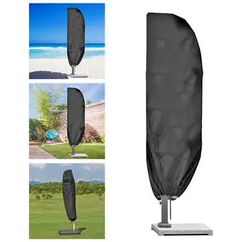

Waterproof Oxford Cloth Outdoor Banana Umbrella Cover Shade UV Protection Garden Patio Cantilever Parasol Rain Cover