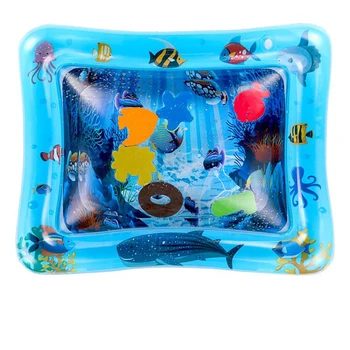 

Inflatable Tummy Time Water Mat for Baby, Fun Water Play Mat-Perfect Activity Play Center Promotes Infant Visual Stimulation