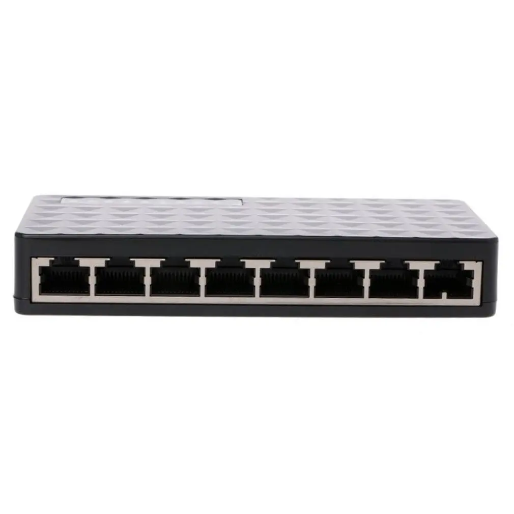 

Mini 8 Port Fast Switch 10/100Mbps Network Switch HUB Fast LAN Ethernet Network Desktop Switches Adapter Black