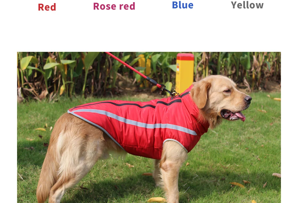 Одежда для собак, водонепроницаемая куртка для собак, одежда для больших собак, куртка для питомцев, зимняя одежда, костюм для маленьких, средних и больших собак, Ropa Para Perros