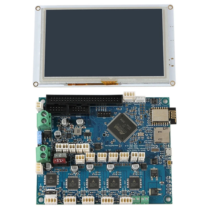 Clone DuetWifi Duet 2 Wifi V1.04 материнская плата Advanced 32 Bit электроника с 5 дюймов PanelDue 5I Встроенный цветной пресс-экран