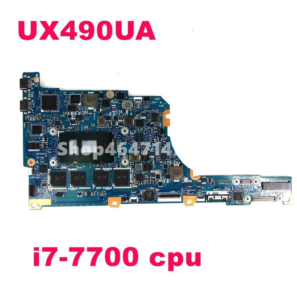  UX490UA i7-7500CPU Mainboard REV2.1 For ASUS UX490 UX490U UX490UA Laptop motherboard UX490UA Mother
