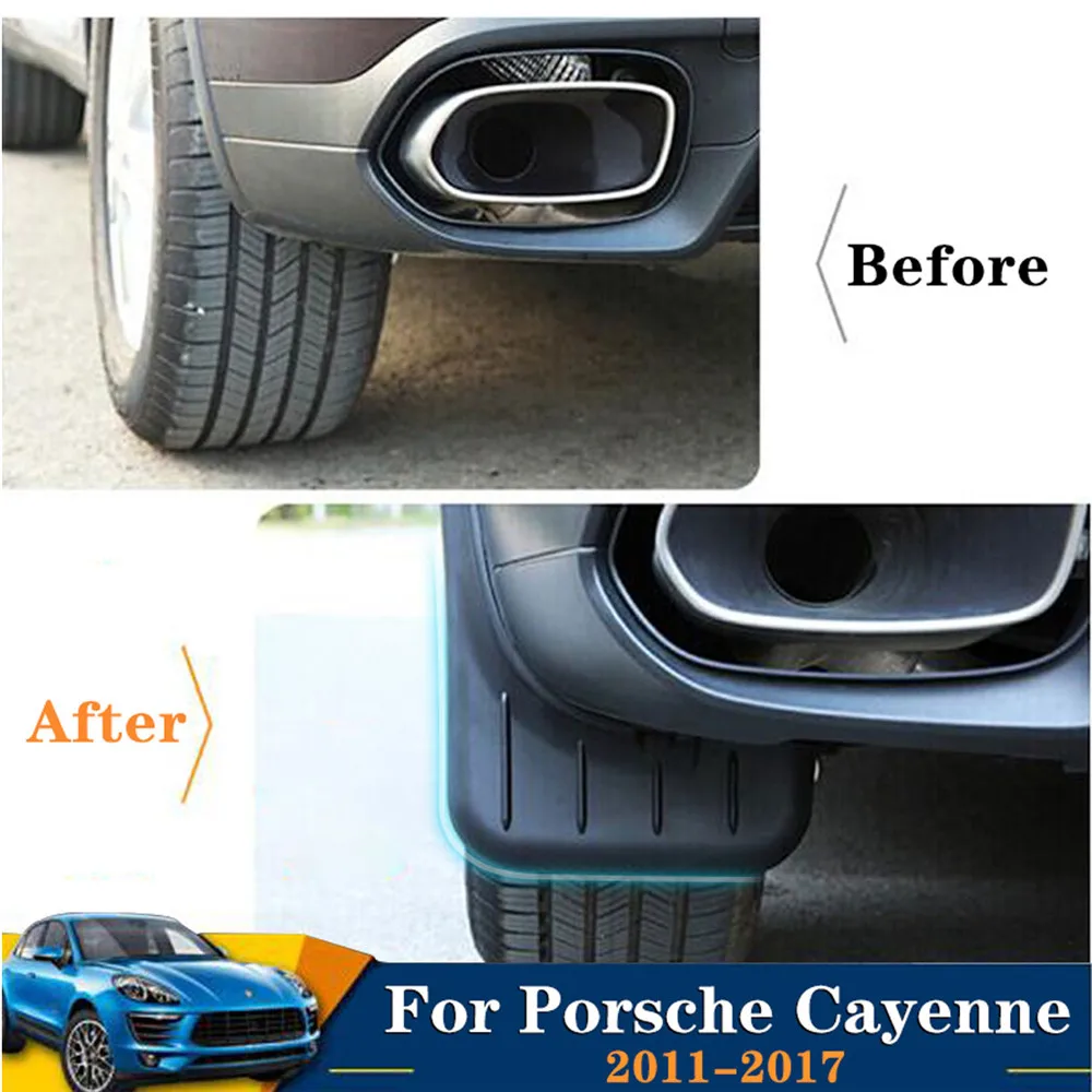 4X OE стильные литые Брызговики для Porsche Cayenne 2011 2012 2013 2 Брызговики