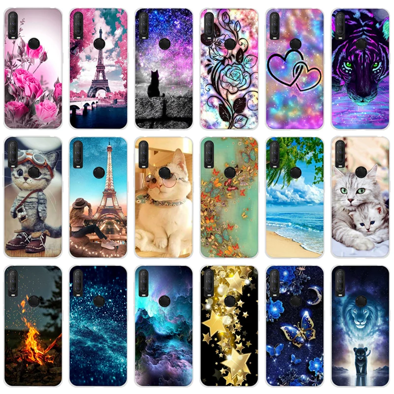 Funda para Alcatel 1S 2020 Funda fina TPU suave Funda trasera de silicona para Funda Alcatel 3L 2020 Funda para teléfono