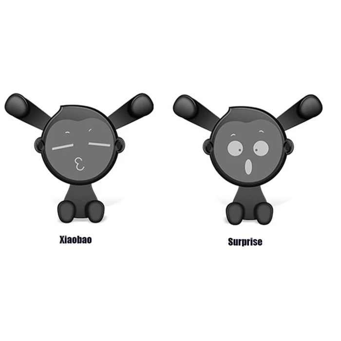 Автомобильный держатель для телефона Gravity Phone Mount для автомобиля Vent Cartoon All Degree Rotation Navigation Bracket NK-Shopping