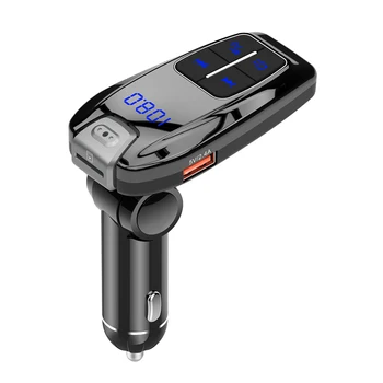 

BC59 PD3.0 fast charge car Bluetooth FM transmitter 18w type-c / dual USB digital display fast charge B