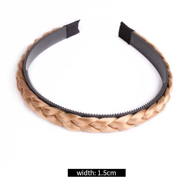 shein hair accessories Fashion Women Twist Hairbands Toothed Non-slip Headbands Girls Braid Hair Accessories Adjustable Head Band Bezel Headwear wide headbands for short hair Hair Accessories