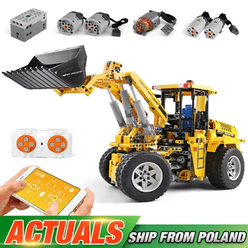 

DHL 20006 Technic Car Toys Compatible Lepining 42030 The Remote Control L350F Wheel Loader Building Blocks Kids Christmas Gift