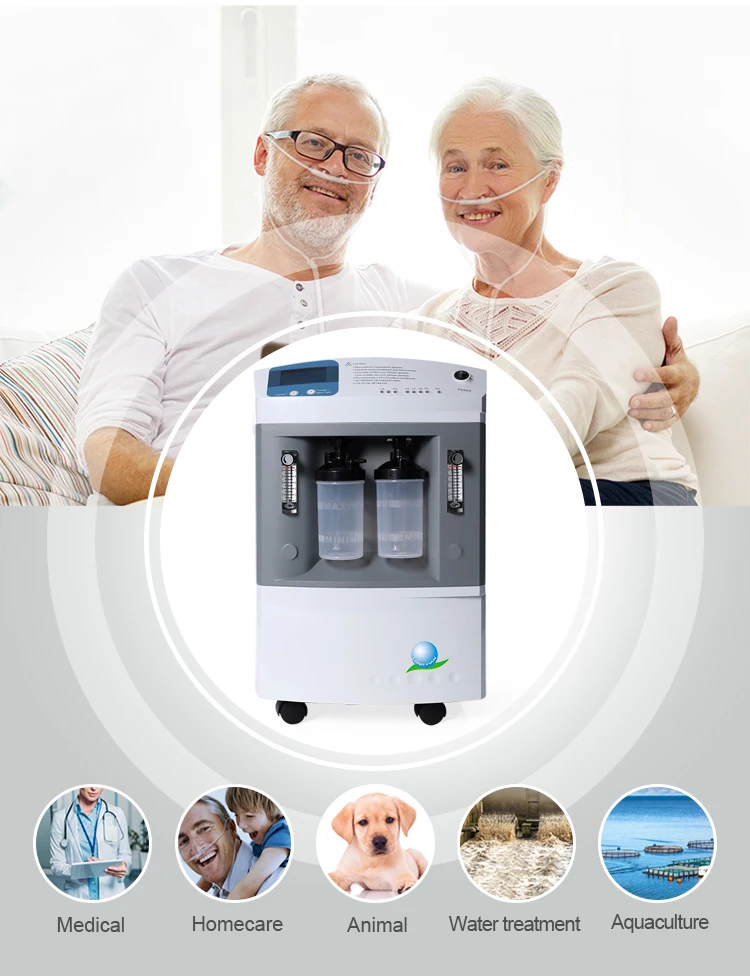 Factory 10L Oxygen Concentrator Household High Concentration 95% Oxygen Generator Single/Dual Flow Optional