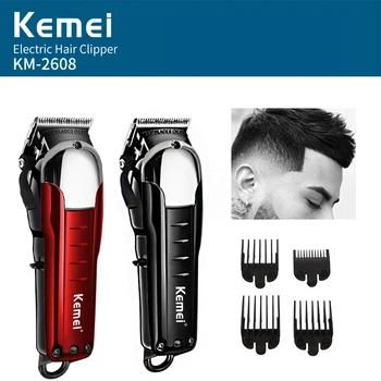 

Keimei Rechargeable Hair Clipper Barber Shop Electric Hair Trimmer Men Professional Trimmer Hair Cutting Machine 2608