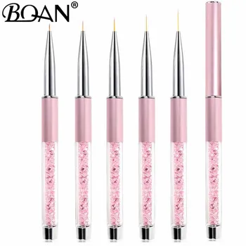 

BQAN 7/9/11/12/15mm Nail Brush Line Brush Gel Brush Acrylic Art Brush Drawing Paintingg Pen Tools Manicure Nail Art Brush