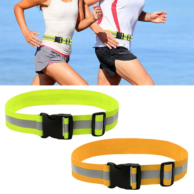 Bandes réfléchissantes élastiques, sangles de mains et de jambes, Jogging  nocturne, avertissement de course, bracelet réfléchissant, bande lumineuse  de sécurité - AliExpress