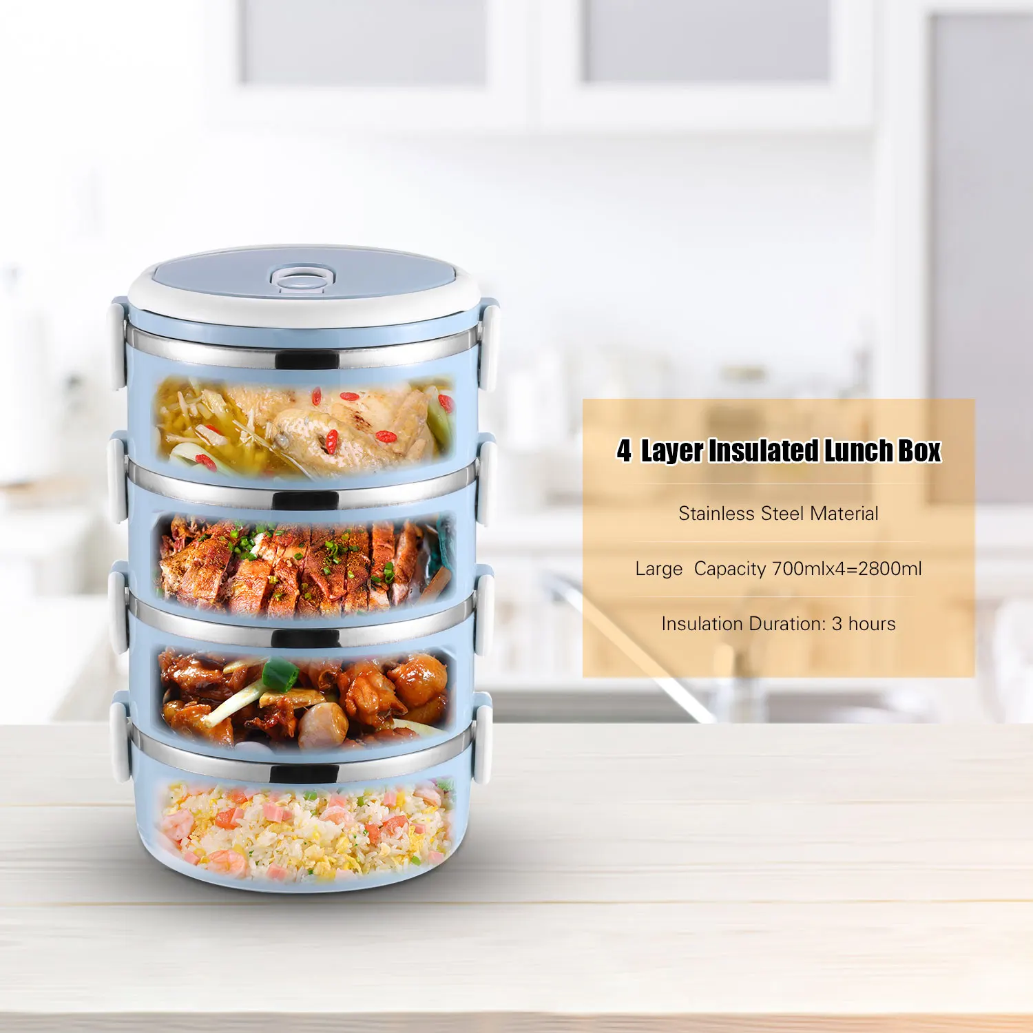 Для Пикника офисных работников школы пищевой контейнер коробка Bento Box из нержавеющей стали японский тепловой Ланч-бокс герметичный Ланчбокс