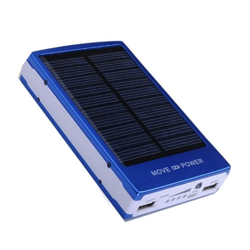 30000mAh Solar Power Bank Waterproof Dustproof Double USB Output LED Flashlight Lighter Lithium Battery for Iphone Xiaomi Huawei 30000mAh Solar Power Bank Waterproof Dustproof Double USB Output LED Flashlight Lighter Lithium Battery for Iphone Xiaomi Huawei