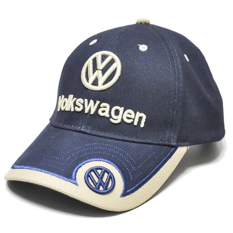 picture color HEYGUYS Новинка Volkswagen бейсболка авто логотип вышивка Регулируемый snapback капюшон шляпа мужская и женская - Цвет: picture color