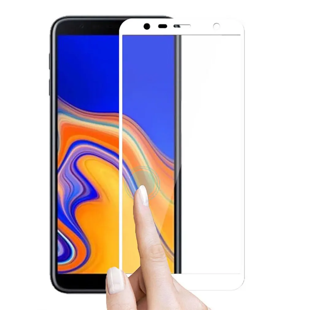Для samsung J4 J6 устойчивая к царапинам Высокая четкость полноэкранное шелковое стекло для экрана закаленная пленка Взрывозащищенная пленка