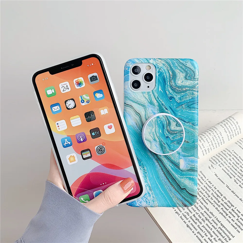 FLYKYLIN роскошный градиентный мраморный чехол для iPhone SE 2020 11 Pro Max X XS XR 7 8 6 6S Plus мягкий
