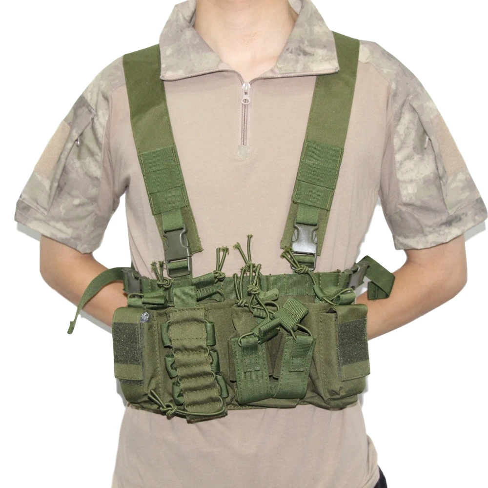  Reflective Chest Rig Airsoft Tactical vest Army Military CS Outdoor Fishing Hunting Camouflage Vest
