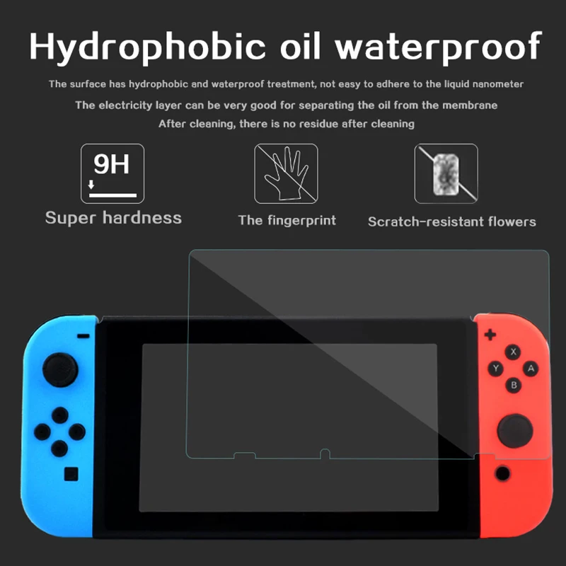 2 шт 9H Защитная пленка для экрана из закаленного стекла защита для глаз для nyd переключатель с сенсорным экраном, протектор, аксессуары для переключателей