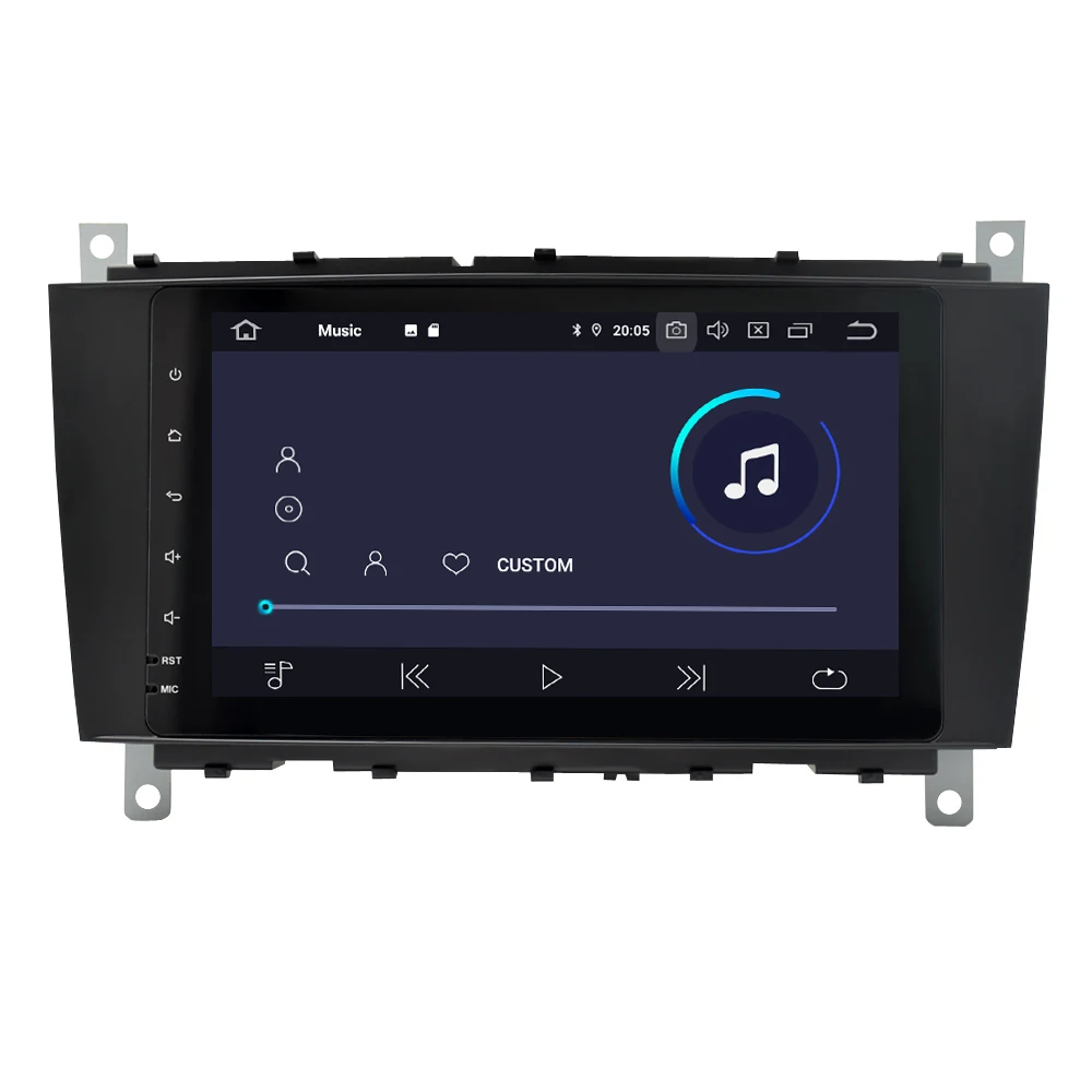 Android 9 0 автомобильный DVD плеер GPS навигация Мультимедиа Стерео для Benz R171 W171 SLK 2004 2011